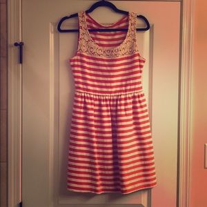 Maison Jules Sleeveless, Striped Dress